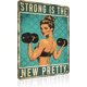 thumbnail image 1 of Letrero estaño metal gimnasio no dejas entrenar envejeces vintage arte pared hogar boxeo club 30x40cm, 1 of 6