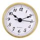 thumbnail image 5 of Inserto De Reloj De 70 Mm, Esfera Blanca Con Borde Dorado, Movimiento De Cuarzo Redondo, Funciona Con Pilas, 5 of 5