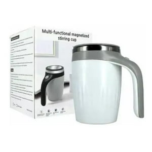 Citohome - Taza Magnética Térmica Agitador Mezclador Bebida Café Xy-221 Color Blanco Unicolor
