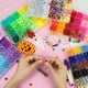 thumbnail image 2 of Kit Para Pulseras 3500 Piezas 96 Colores Cuentas Pony, 2 of 3