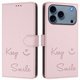 thumbnail image 2 of Funda Cartera para iPhone 17 Pro Max con Bloqueo RFID, Cierre Magnético y Ranuras Tarjetas Rosa, 2 of 6
