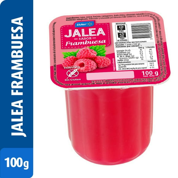Jalea Sabor Frambuesa Tradicional, 100 g