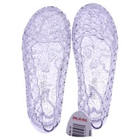 Zapatos Delsol Gelatina Suela Corazón Morado