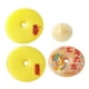 thumbnail image 1 of Esponja De Limpieza De Cocina, Cepillo Para Lavar Platos Duradero Multifuncional Sin Arañazos, 1 Rosa, 2 Amarillo, 1 of 3