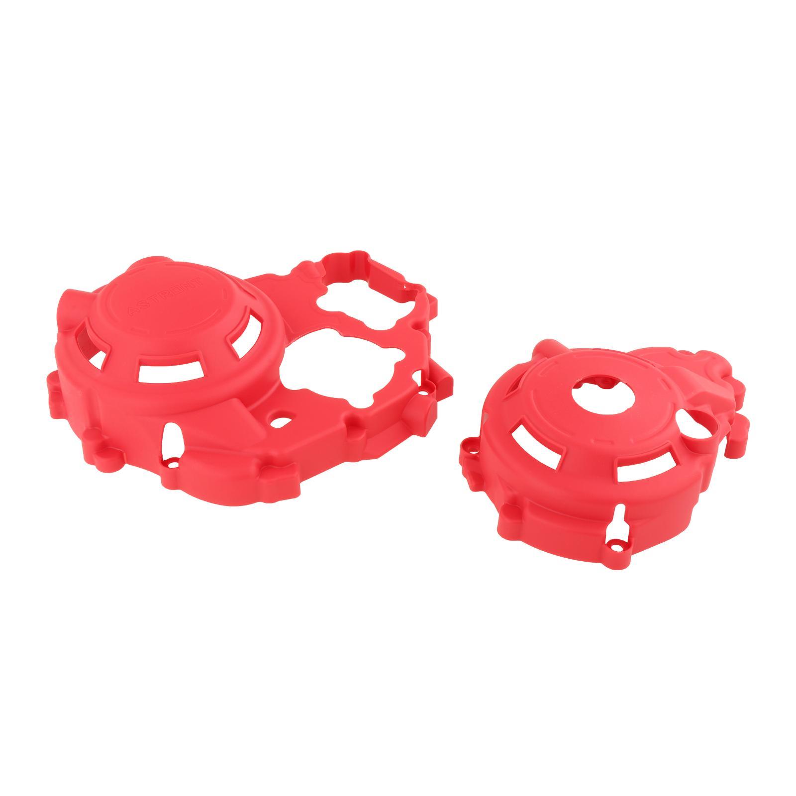 Ioensy - 2 Piezas De Cubierta De Protección De Motor Para Honda Crf250L Premium Professional Rojo