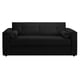 thumbnail image 1 of Sofa Vivo 3c Felpa 30 Negro, 1 of 5