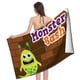 thumbnail image 4 of Monster Bash Toalla de playa de secado rápido con diseño temático, regalo para mujeres y niñas, ideal para cumpleaños, fans, amantes de la música, uso en la playa o al aire libre, 78 × 180 cm, 4 of 6