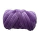 thumbnail image 1 of Chunky Yarn Crocheting Mantas DIY Jumbo Yarn Para Throw Pillow Alfombras Crochet Deep Violet, 1 of 5