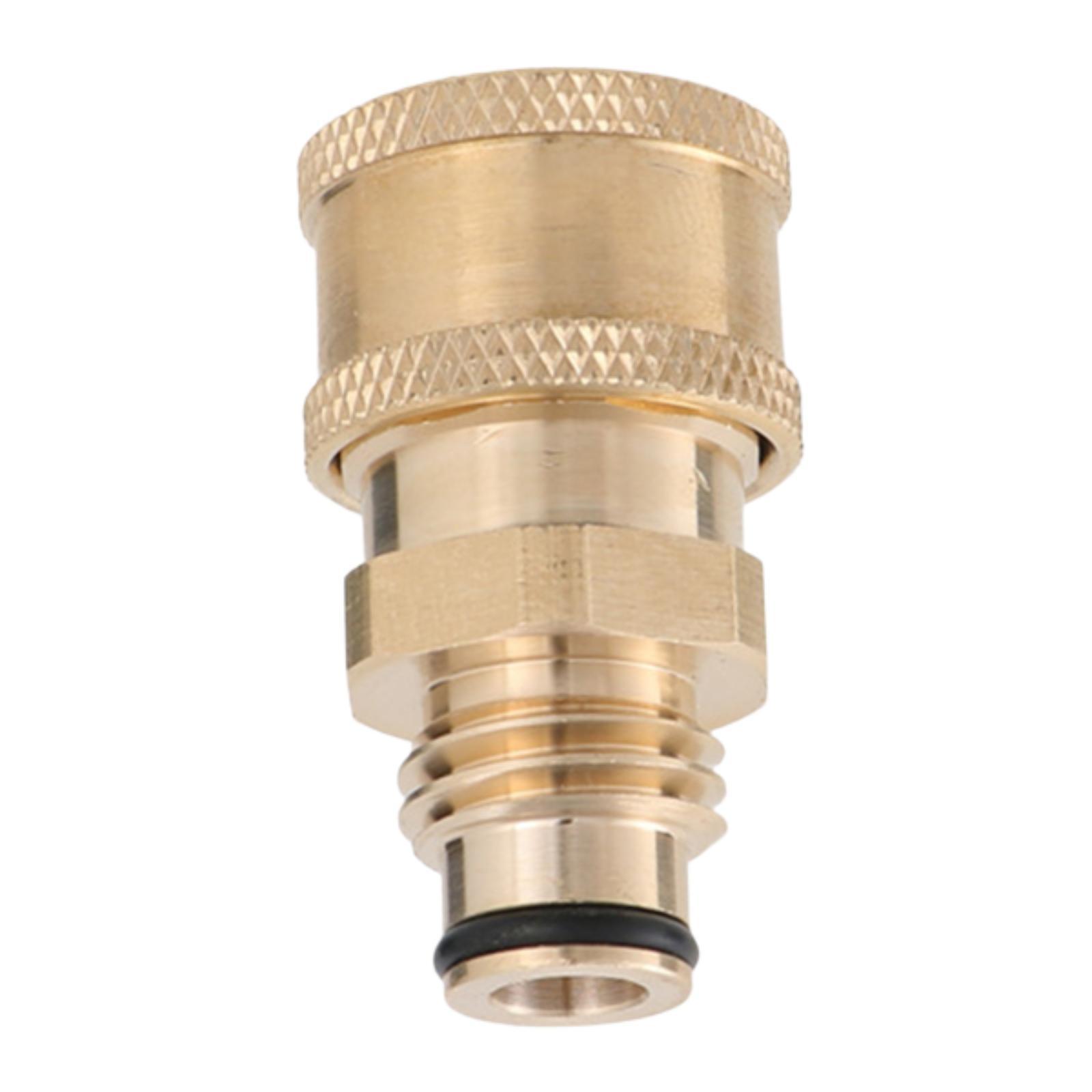 Magideal - Adaptador Para Limpiador A Presión, Acoplamiento Para Limpiador A Presión, Adaptador Para Manguera De Jardín, Reemplaza, Cobre, Accesorio De Conexión