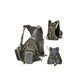 thumbnail image 3 of Chaleco de pesca ajustable de malla con mochila talla estándar, verde, 3 of 3
