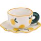 thumbnail image 1 of Juego De Cafetera Cerámica, Diseño De Lindo Juego De Tazas Creativas, Adecuado Para Lavavajillas Y Microondas, 6 Onzas / 180 Ml Para Leche De Té Con Leche, 1 of 5