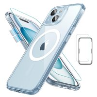 Set De Fundas Esr Para Iphone 15 Translúcidas Mate Con Protector De Pantalla
