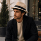 thumbnail image 2 of Sombrero Fedora de Fieltro Unisex Estilo Clásico Elegante, 2 of 4