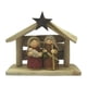 thumbnail image 1 of Figuras De La Escena De La Natividad De Cristo Colección De Decoración De Fiesta Del Pesebre Regalo Católico Figura De Color Cabina, 1 of 1