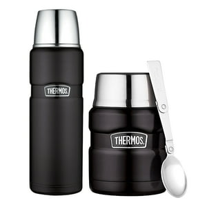 Thermos - Pack Termo De Comida +Liquido King Negro