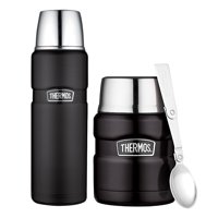 Thermos - Pack Termo De Comida +Liquido King Negro