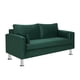 thumbnail image 2 of Sofa Sky 3c Felpa 12 Verde Botella, 2 of 5