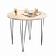 thumbnail image 1 of Mesa De Comedor Redonda Con Patas De Metal, 1 of 4