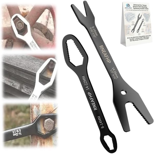 Llave autoajustable doble extremo 3-25mm métrica SAE fontanería hogar