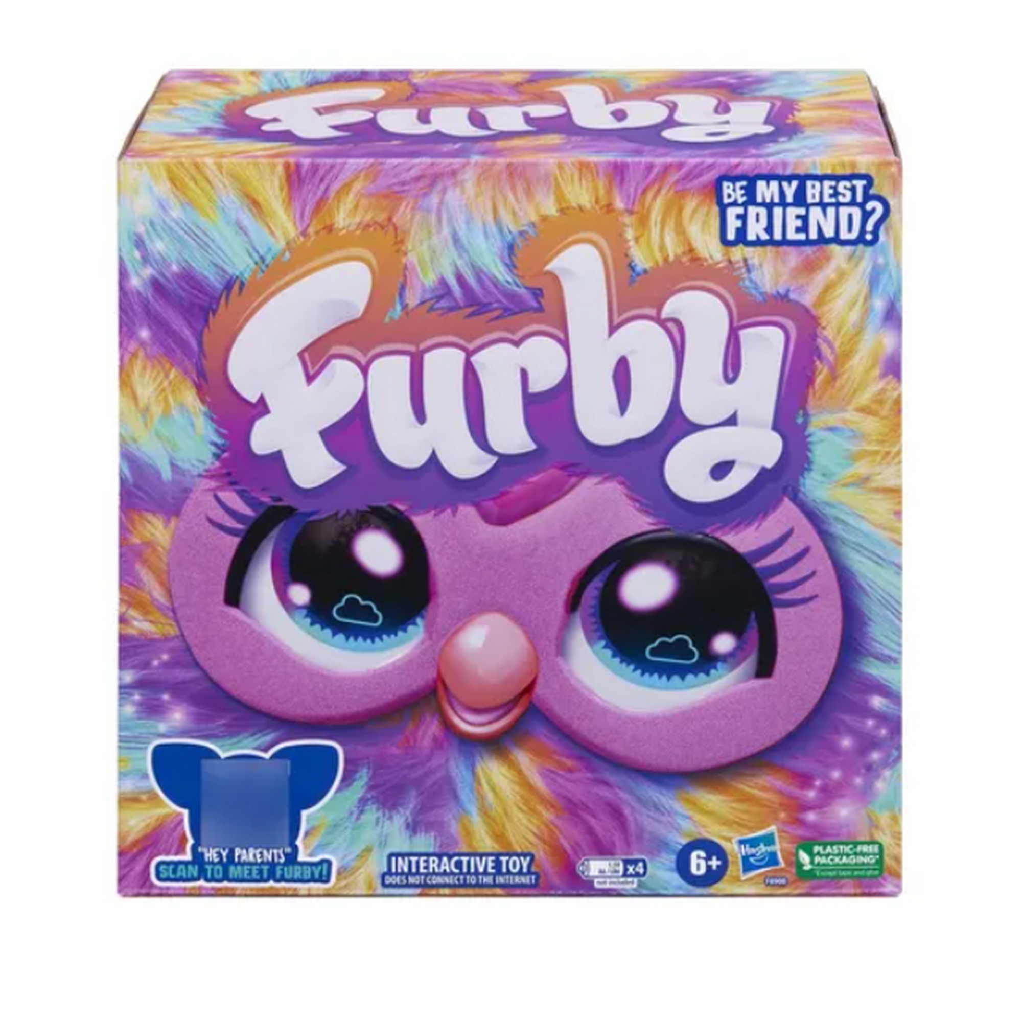 Peluche Interactivo Furby - Tie Dye - Hasbro