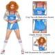 thumbnail image 4 of Top corto con estampado de rayas múltiples y overol vaquero Costume Leg Avenue, talla XS, 4 of 6