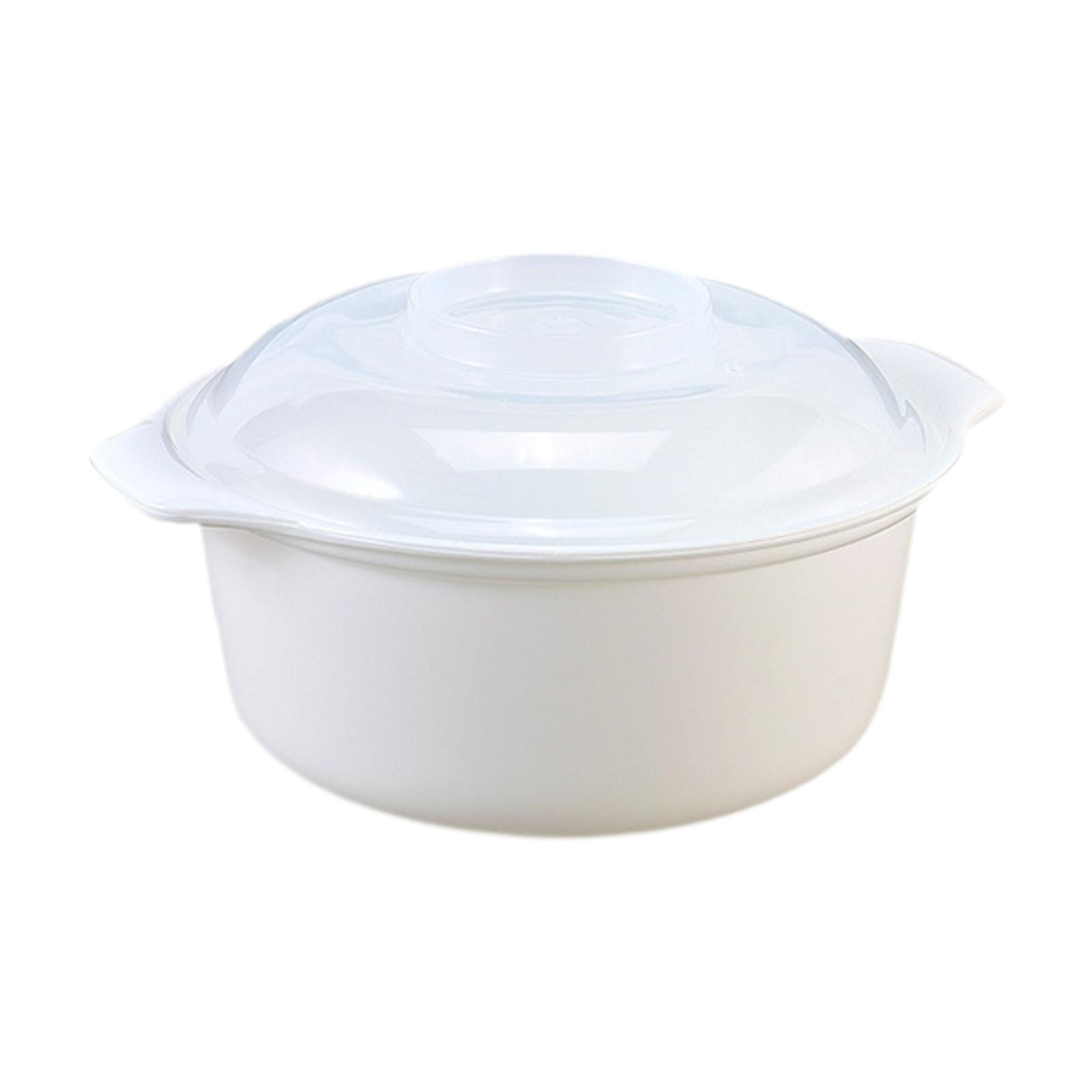 Magideal - Olla Arrocera Para Microondas, Recipientes Para Mezclar En Microondas, Multifunción, Portátil Con Tapa, Olla Vaporera De 1400 Ml, Vaporera Para Quinoa