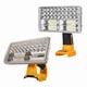 thumbnail image 3 of 8inches horizontal para DW Luz de Trabajo LED Multifuncional Foco de Largo Alcance con Puerto USB Antorcha Compatible con Dewalt Batería de Litio de 18V Luz de Campamento, 3 of 8