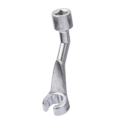 Magideal - Llave De Tubo De Combustible De 1/2 ""L, Llave De Tubo De Combustible De Doble Extremo, Herramientas Manuales Duraderas, Tuerca De Tubo De Combustible , 19Mm