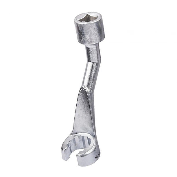Llave de tubo de combustible de 1/2 "L, llave de tubo de combustible de doble extremo, herramientas manuales duraderas, tuerca de tubo de combustible , 19mm