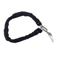 Ioensy - Candado De Cadena De Bicicleta, Candado De Seguridad De Metal Para Cerca De Equipo De Montar En Bicicleta Eléctrica, 85Cm