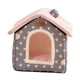 thumbnail image 3 of Cama Para Gatos Snooze, Caseta Para Dormir Extraíble, Casa Para Gatos Para Gatitos, Perros, Cachorros, Puntos Rosas, 3 of 3
