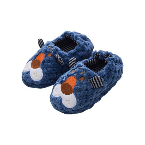 Pumucki - Pantuflas Para Bebé Azul Talla 24-36m