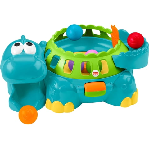 Juguete Para Gatear Bebé Mattel Poppity Pop Dino Musical