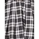 thumbnail image 5 of INSPIRE CHIC Falda Vintage a Cuadros para Mujer de Doble Botonadura Línea A Plisada Mini Faldas XS Negro Blanco, 5 of 6