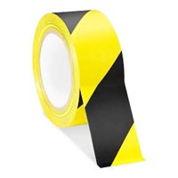 Metalfer - Cinta Demarcadora Amarilla/Negra 15 Mtsx50Mm Embalaje 48 Und Negro/Amarillo