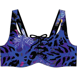 Samia - Bikini Copa C-D Blanda Estampado Azul 46