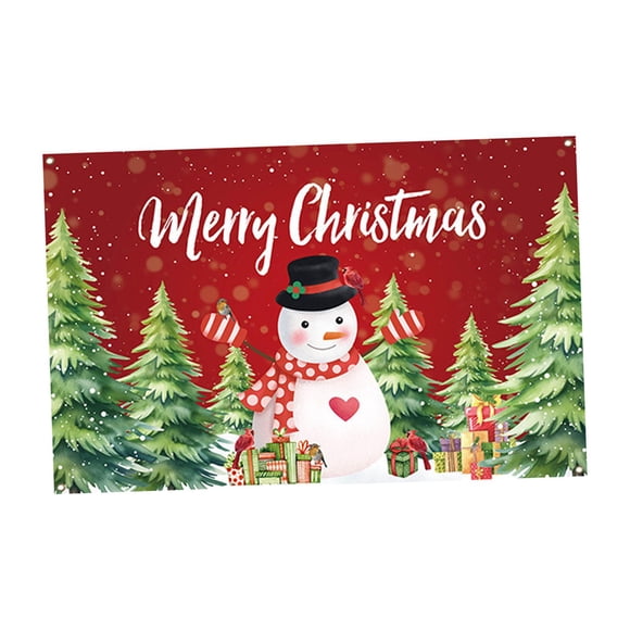 Pancarta Colgante Para Puerta De Garaje Navideña, Pancarta Navideña Para Cubrir El Garaje Para Fiestas, Estilo C