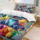 thumbnail image 1 of StitchCartoon Collection 3-Piece Comforter Set, Personalized Bedding Decor for Kids And Teens Bed Sheets, 1 of 5