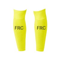 Frc - Medias De Futbol Deportivas Sin Pie Amarillo Flúor