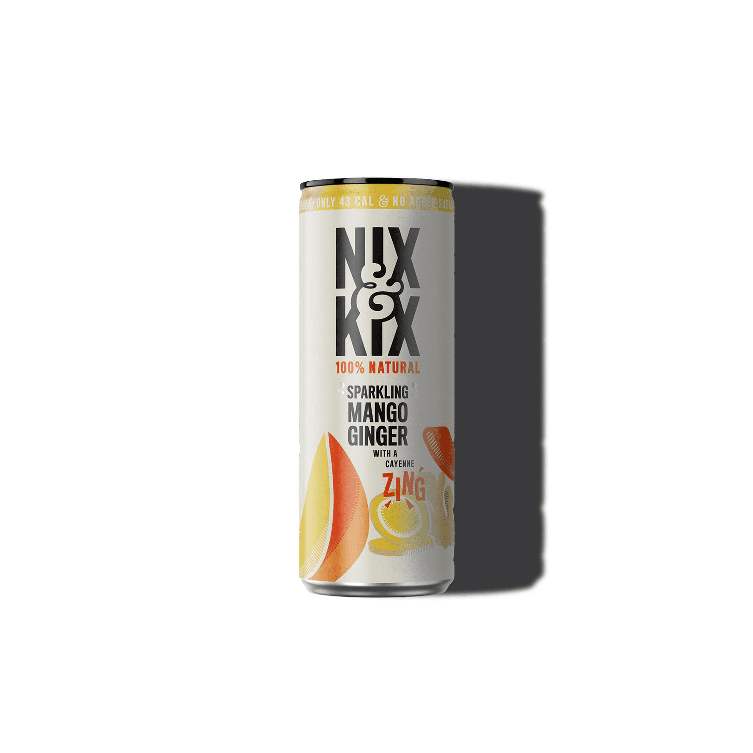 Agua Saborizada Mango Y Jengibre Nix & Kix - 250 Ml