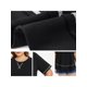thumbnail image 5 of GRACIA Y GRANDEZA Camisetas de Verano para Mujer Tallas Grandes Manga Corta Cuello Redondo Suelto Casual Blusa de Punto Tops 2X Negro, 5 of 6