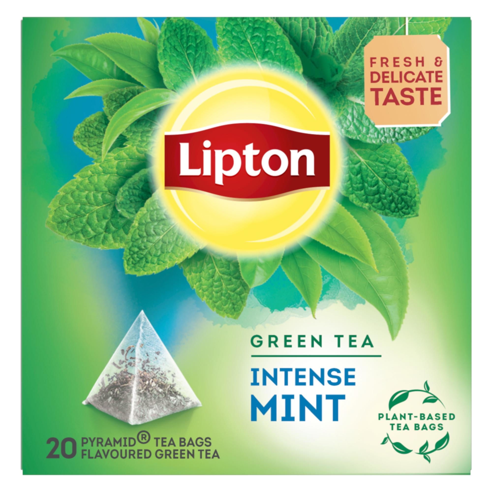 Té Green Intense Mint Caja 20 Un Lipton