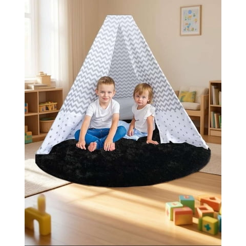 Myl Todo Hogar - Alfombra Redonda Extra Soft Textura Shaggy Premium 150X155