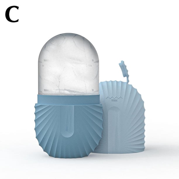 Silicone Massage Ice Roller Reusable Physical Cooling Eliminate Swelling Sunburn Repair Ice Globe Face Beauty Massage