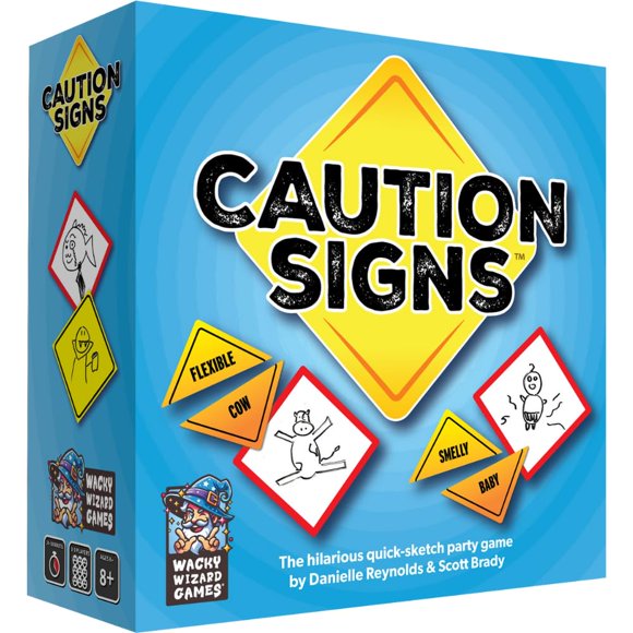 Party Game WISE WIZARD GAMES Señales de precaución Quick-Sketch