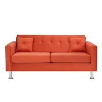 Bodevir - Sofa New Retro 3C Felpa 12 Naranja