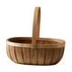 thumbnail image 4 of Cesta De Picnic De Virutas De Madera Con Asa, Cesta De Pascua Para Recolección De Huevos, Resistente, 4 of 5