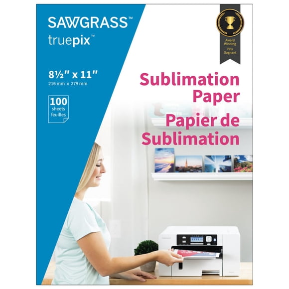 Papel de Sublimación Sawgrass 21,6 x 27,9 cm 100 Hojas