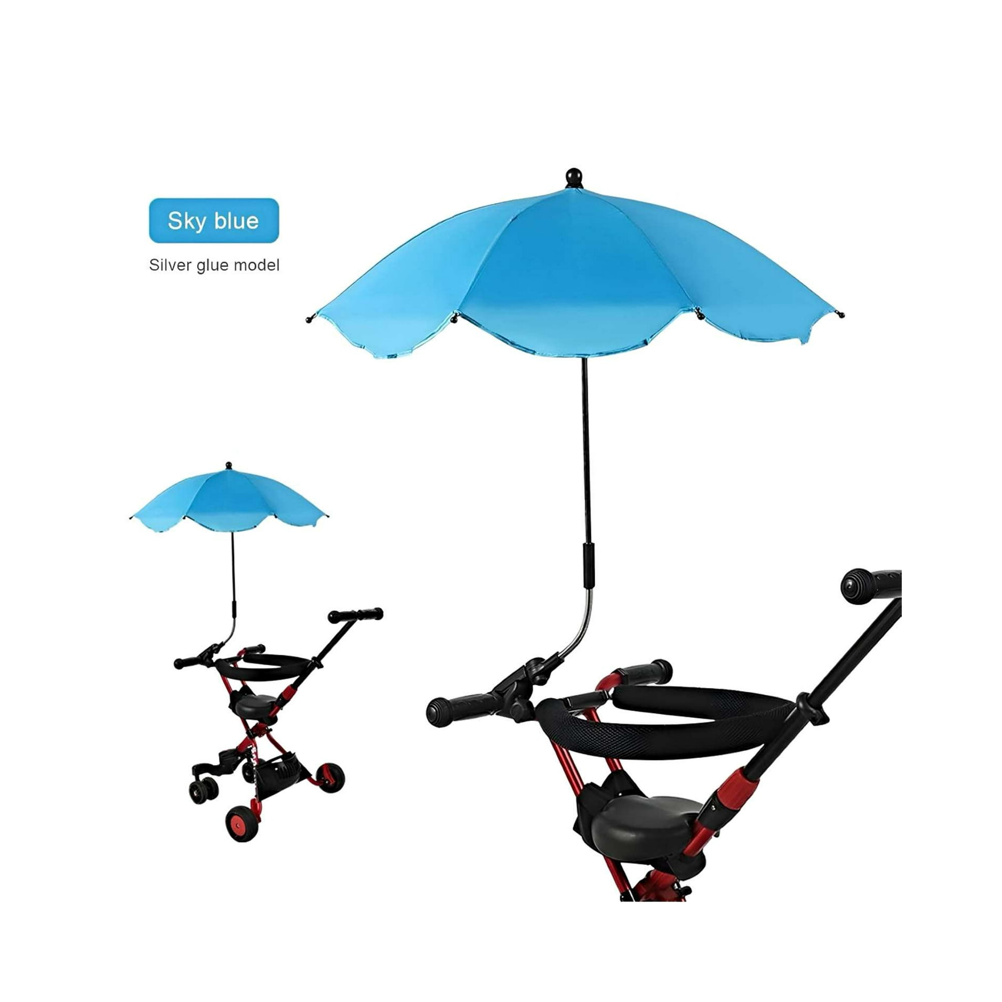 Bebesuni - Sombrilla Para Cochecito De Bebé Azul