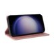 thumbnail image 3 of Funda Billetera de Cuero para Samsung Galaxy S23 FE con Tarjetero y Soporte - Tapa Magnética Rosa, 3 of 6
